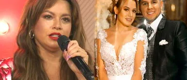 Flor Polo se separó de Néstor Villanueva. Foto: capturas Latina Florcita y su hijo abandonaron la casa de Néstor Villanueva tras ampay: “Me chocó mucho”