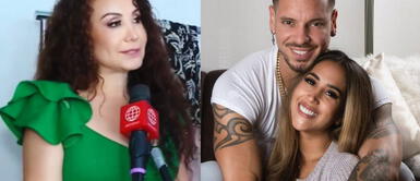 Janet Barboza no cree que Anthony Aranda este enamorado de Melissa Paredes. Foto: composición/ captura de América TV/ Instagram Modelo asegura que fue "el plan A" de Anthony Aranda antes que Melissa Paredes, según Janet Barboza