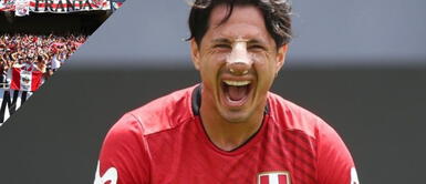 Lapadula no dudó en responder al llamado de los hinchas en el Estadio Nacional. Gianluca Lapadula reaccionó tras el cariño de los hinchas en Perú vs Ecuador