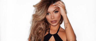 Paula Manzanal luce bañador de animal print Paula Manzanal revela que no tiene nada que ver con Anthony Aranda y posa frente a la cámara con infartante bañador