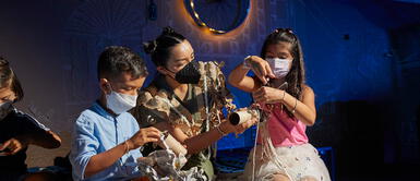 Obra de teatro Niños y niñas montarán obra con material reciclado en Open Plaza