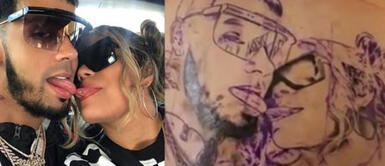 Anuel AA se realizó el tatuaje con Karol G en 2019 ¿Karol G se quitó los tatuajes que se hizo con Anuel AA, luego que él se retirara los suyos?
