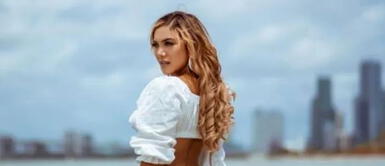 Isabel Acevedo y outfit verano Isabel Acevedo se apodera de Tulum con esplendorosa falda con mandalas y top de ganchillo