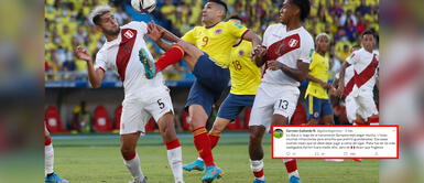 Jugador ecuatoriano quedó lesionado luego del gol de 'Orejas'. Prensa de Ecuador critica narración peruana del partido: "Dicen que fingimos"