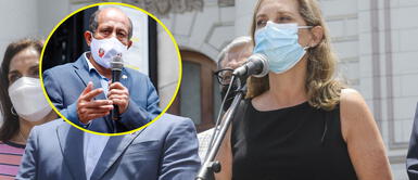 Héctor Valer tiene la soga en el cuello. Valer quiso entrar a la fuerza a la oficina de María del Carmen Alva, según informe de 2021