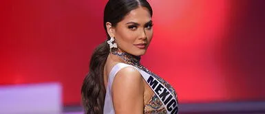 Andrea Meza y vestido psicodélico Andrea Meza debuta en televisión con colorido vestido psicodélico que reivindica moda retro