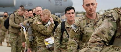 Tropas de EE.U. llegaron el último viernes a Europa. Las primeras tropas de USA llegan a Europa en medio de la tensión con Rusia por Ucrania