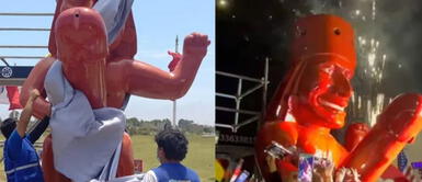 Reinauguran huaco erótico de Moche: más grande, con fuegos artificiales y orquestas musicales Reinauguran huaco erótico de Moche: más grande, con fuegos artificiales y fiesta a lo grande