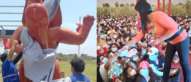 Reinauguran huaco erótico. La Libertad: Realizan campaña de planificación familiar en reinauguración de huaco erótico