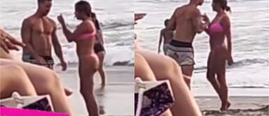 Melissa Paredes en playa Pulpos Melissa Paredes y Anthony Aranda se lucen "a unos metros" de casa de playa de Rodrigo Cuba