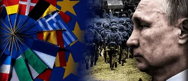 Estados Unidos y las potencias europeas acusan al presidente ruso, Vladimir Putin, de planear una posible invasión de Ucrania. Foto: composición/LR-Iniseg EE. UU., la Unión Europea y OTAN se alistan para defender a Ucrania de una invasión rusa