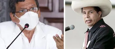 Hernando Cevallos espera que el nuevo ministro de Salud, designado por el presidente Castillo, continúe con la gestión que venía realizando en el Ministerio de Salud. Foto: composición/La República Cevallos dijo que no pidió razones a Castillo sobre su salida del Minsa, pero respeta su decisión