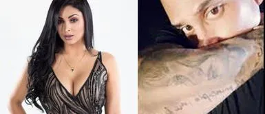 Pamela Franco chotea tatuaje de Christian Domínguez Pamela Franco 'chotea' tatuaje de su rostro que se hizo Christian Domínguez: "No es una prueba de amor"