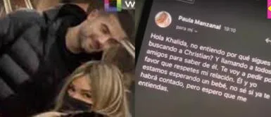 Paula Manzanal estaría embarazada Paula Manzanal estaría embarazada de su novio español Christian, según 'Amor y Fuego'