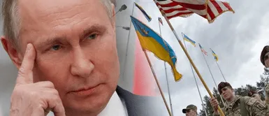 Rusia representa una amenaza constante para el territorio ucraniano. Foto: composición LR/EFE-AFP Ucrania podría ser invadida en cualquier momento por militares rusos