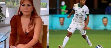 Andy Polo difundió comunicado tras denuncia de Génesis Alarcón. Mensaje de Andy Polo enoja a Magaly Medina: "Tu esposa puede pedir el 100% si quiere"