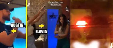 Flaiva Laos y Austin Palao en ampay Flavia Laos y Austin Palao nuevamente ampayados besándose en un auto