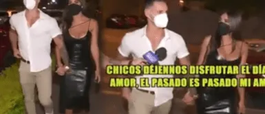 Melissa Paredes ignoró las interrogantes del reportero de "Magaly TV: La firme" y optó por el silencio. Melissa minimiza audios de Paula Manzanal sobre Anthony Aranda: “No nos importa, el pasado es pasado” | VIDEO