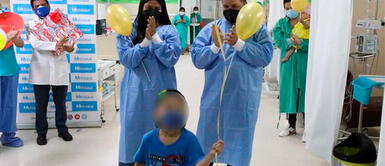 Hay cientos de niños que padecen de cáncer y que son tratados en el hospital Rebagliati. Pequeño héroe, de 5 años, vence al cáncer en el Día de la Lucha contra el cáncer infantil