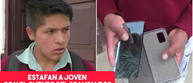 Joven emprendedor sufre estafa y le roban equipo telefónico. Viral: Joven peruano compró un celular y recibió un pedazo de vidrio