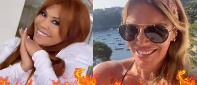Magaly Medina y Jessica Newton se mandan indirectas. "Entre menos amigos, menos problema", comentó Magaly Medina acerca de su relación con Jessica Newton