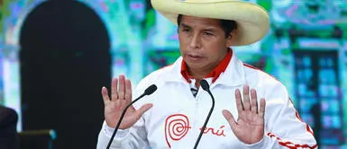 Pedro Castillo visitó autoridades de la región Amazonas. Pedro Castillo sobre la estabilidad económica: “No hemos llegado a desfalcar el país”