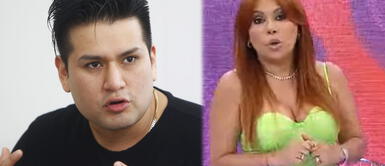 Magaly Medina se pronunció sobre el comunicado de Deyvis Orosco y Cassandra Sánchez. Foto: GLR / captura ATV Magaly revela que Deyvis prometió fotos de su bebé y acabó dando la exclusiva a Gisela Valcárcel