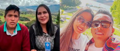 Christian Cueva y su esposa sorprendieron a joven que se volvió viral en TikTok. Christian Cueva y su esposa obsequian una laptop a estudiante que fue estafado