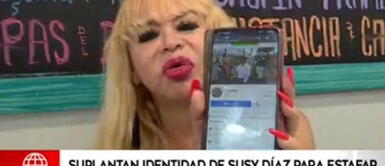 Susy Díaz denuncia que suplantan su identidad Susy Díaz advierte que suplantan su identidad para estafar: “Están robando con mi nombre”