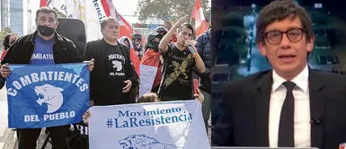 La Resistencia atacó a Jaime Chincha durante manifestaciones La Resistencia atacó a Jaime Chincha durante manifestaciones