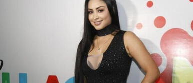 Pamela Franco y bikini lentejuelas Pamela Franco se apodera de la tendencia de las lentejuelas en glamuroso bikini