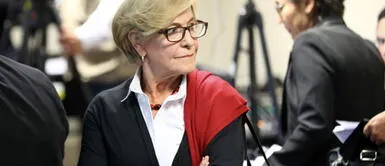 Susana Villarán es la única alcaldesa que ha tenido Lima. Hoy es investigada por la Fiscalía. Foto: Andina Susana Villarán: 6 meses más de investigación por caso Odebrecht y OAS