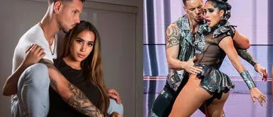 Anthony Aranda y Melissa Paredes fueron ampayados por Magaly Medina en el estacionamiento de un gimnasio. Melissa Paredes a Anthony Miranda: "Con tu bebé no eres intimidante"