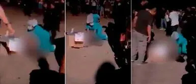 Joven identificado como Kevin Omar Cuba Bardales perdió la vida en un accidente de tránsito. Madre protagoniza dolorosa escena al ver a su hijo atropellado: ¡levántate por favor!