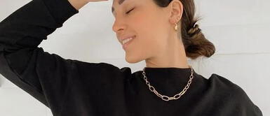 Tepha Loza y vestido naranja Tepha Loza apuesta por insuperable vestido naranja de carácter vaporoso y sofisticado