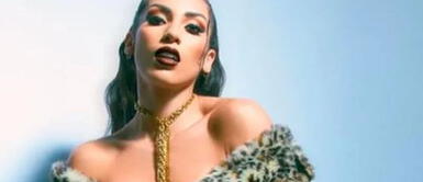 Allison Pastor y vestido rojo Allison Pastor se conecta con la sensualidad del rojo en un fastuoso outfit dos piezas