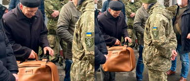 Ucrania ha impedido la salida de hombres de 18 a 60 años de sus tierras, a fin de proteger su nación ante los ataques de Rusia. Invasión rusa: abuelo de 80 años se suma al ejército ucraniano para proteger a sus nietos