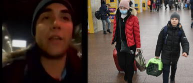 Peruano busca ponerse a buen recaudo. Peruano en Ucrania optó por caminar 6 Km. durante bombardeos rusos para llegar a Polonia