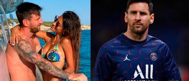 Messi comparte apasionado beso con Antonela Roccuzzo en redes sociales. Lionel Messi envía tierno mensaje a Antonela Roccuzzo por su cumpleaños