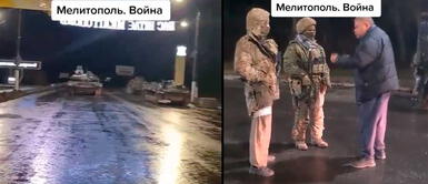 Abuelo ruso reprende a soldados por invadir Ucrania: No son más que marionetas Abuelo ruso reprende a soldados por invadir Ucrania: "No son más que marionetas"