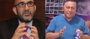 Elmer Huerta se pronunció sobre la permanencia de Hernán Condori en el Minsa. Foto: composición/Andina/captura Facebook Elmer Huerta advierte que permanencia de ministro Condori es porque se mueve como “un peón político”