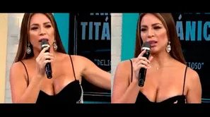Sheyla Rojas estuvo en el set de América hoy hablando sobre la infidelidad. Foto: Captura América hoy Sheyla Rojas "nunca más" se operará tras exceso de labios: “Todavía estoy inflamada”