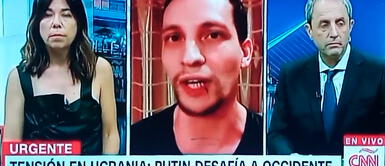 Victor Ternovsky, corresponsal de la cadena rusa Sputnik, se altera en medio de una entrevista con CNN. Guerra Rusia-Ucrania: periodista ruso enfrenta a conductores de CNN tras negar invasión