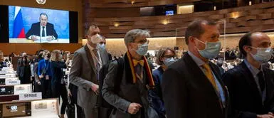 Delegaciones dejan plantado a ministro ruso en la sala de Derechos Humanos de la ONU Delegaciones dejan plantado a ministro ruso en la sala de Derechos Humanos de la ONU