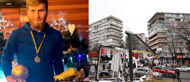 La prensa ucraniana reportó bombardeos cerca a la casa del futbolista de 25 años. Futbolista ucraniano murió junto a su madre durante bombardeos de Rusia cerca a su casa