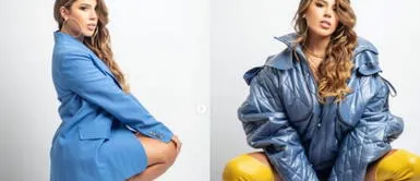 Yahaira Plasencia y pantalones acampanados Yahaira Plasencia enamora en Punta Cana con impoluto look con pantalones acampanados