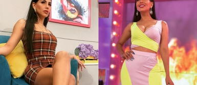Leysi Suárez y vestido Leysi Suárez reaparece en televisión nacional con vestido fruncido que se adapta a toda figura