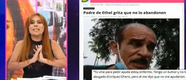 Magaly critica a papá de Ethel Pozo Magaly Medina arremete contra padre de Ethel: "Abandonó a su hija y ahora exige dinero"