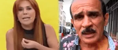 Magaly Medina acotó que no le dará tribuna a Jorge Pozo en su programa. Foto: composición/captura ATV/captura América TV Magaly revela que padre de Ethel "estaba dispuesto a irse a parar a Pachacamac” a hacer show
