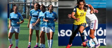 Jugadoras de las selecciones de Uruguay y Ecuador. Sudamericano Femenino sub 17: Conoce a qué hora y dónde ver el duelo de Ecuador vs. Uruguay